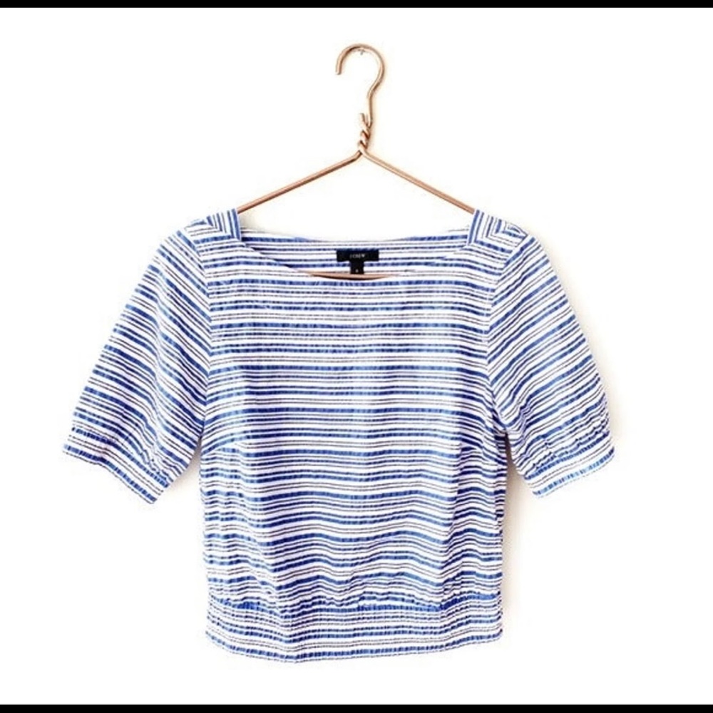 J. Crew striped summer top
